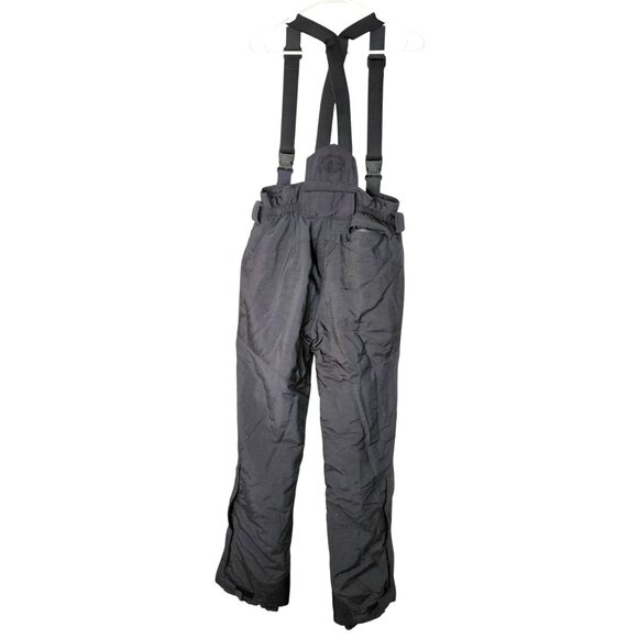 Cabelas Mens Insulated Snow Bib Pants With Adjustable Straps Size S Black - Picture 2 of 16